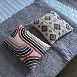 Серое стеганое покрывало - фото 4