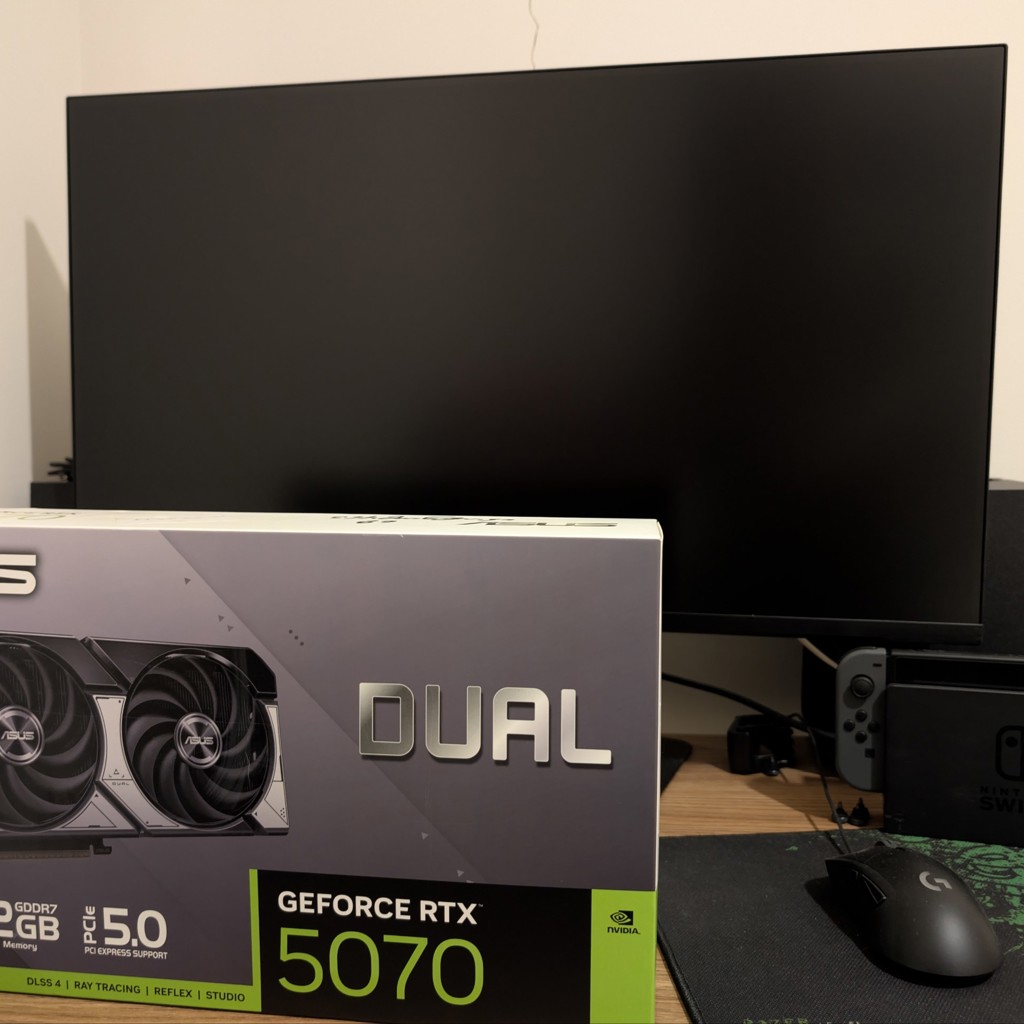 Видеокарта RTX 5070 Asus Dual