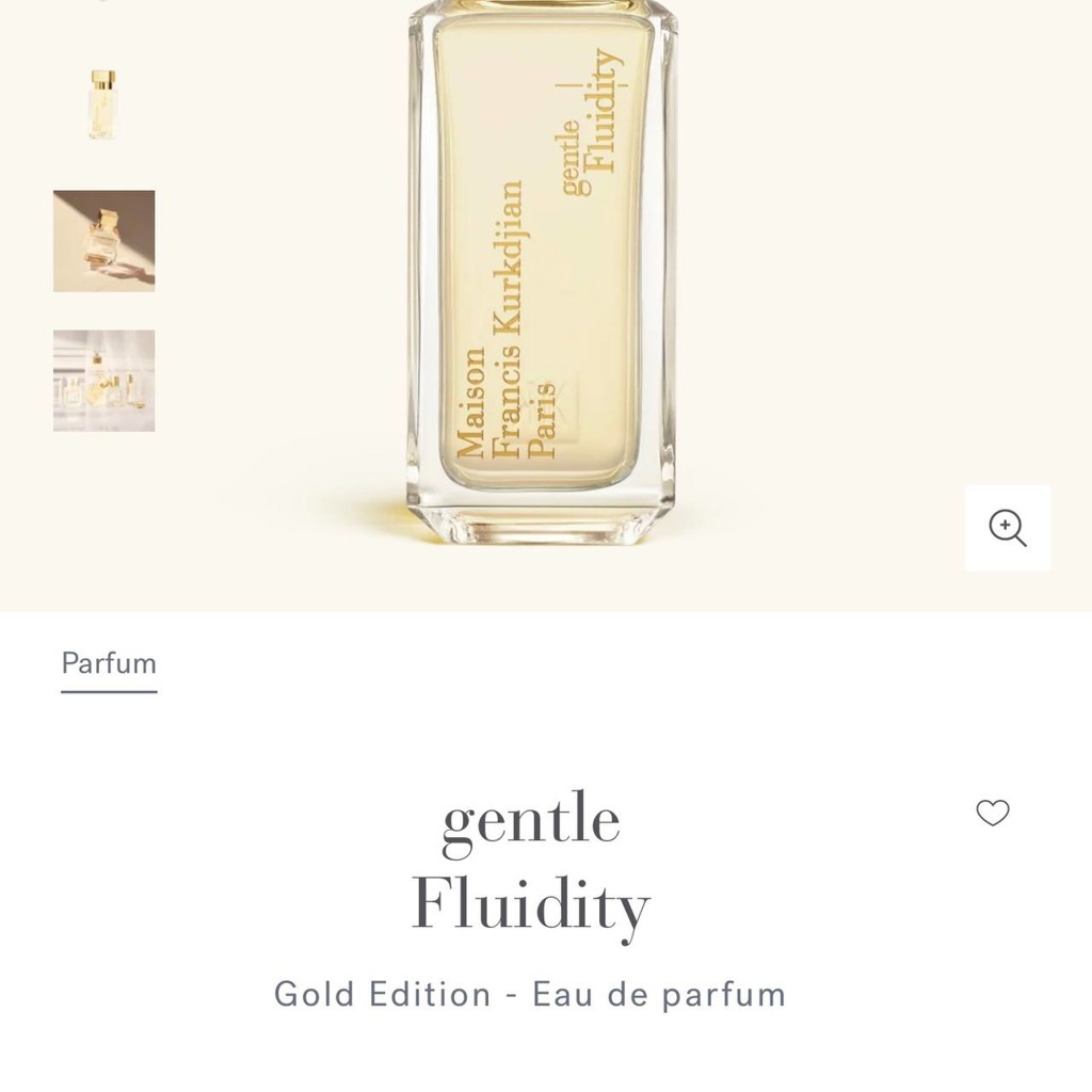 Maison francis kurkdjian gentle fluidity gold
