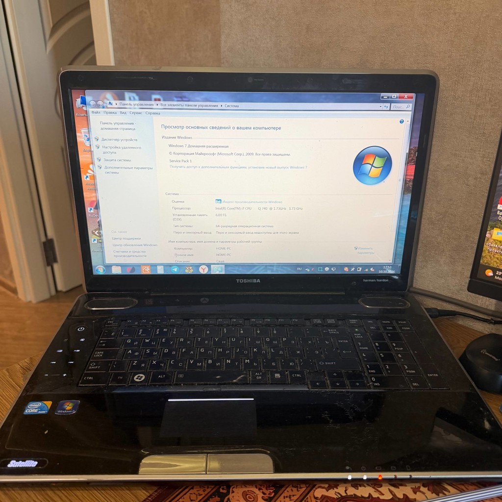 Ноутбук Toshiba Satellite P500-1EJ