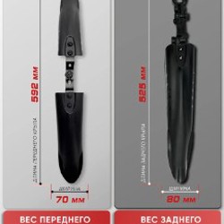 Крылья брызговики для велосипеда - фото 2