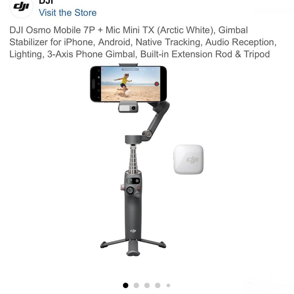DJI Osmo Mobile 7P + DJI Mic Mini TX