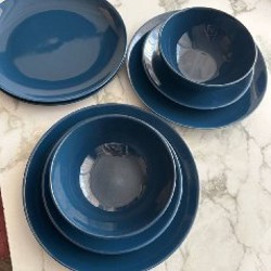 Синие тарелки Ikea - фото 2