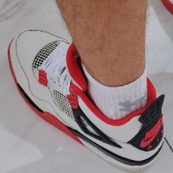 Jordan 4 retro fire red - фото 2