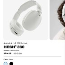 Наушники Bluetooth Skullcandy HESH 360 - фото 6