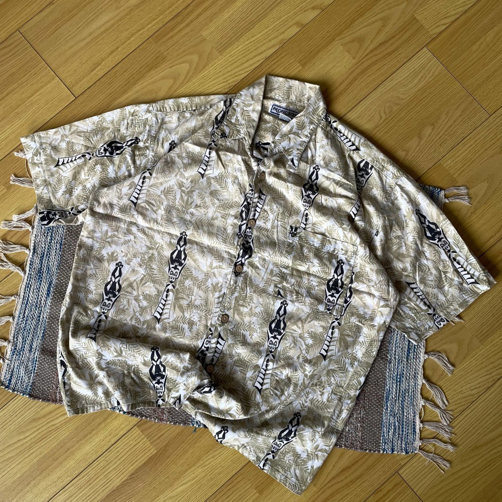 Винтажная гавайская рубашка