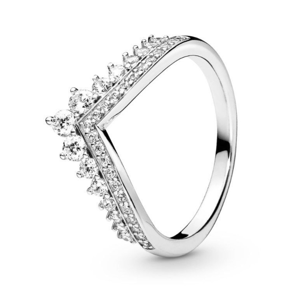 Кольцо Pandora Princess Wishbone Silver