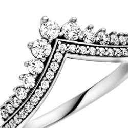 Кольцо Pandora Princess Wishbone Silver - фото 2