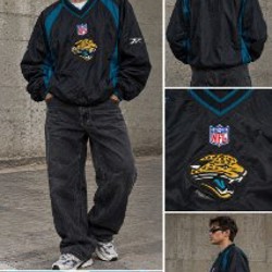 Винтажная олимпийка NFL Reebok Jacksonville Jaguars - фото 2