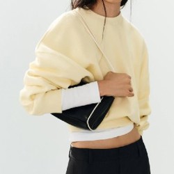 Толстовка Zara basic желтая - фото 1