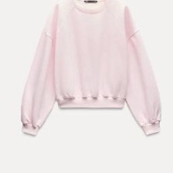 Толстовка Zara basic желтая - фото 3