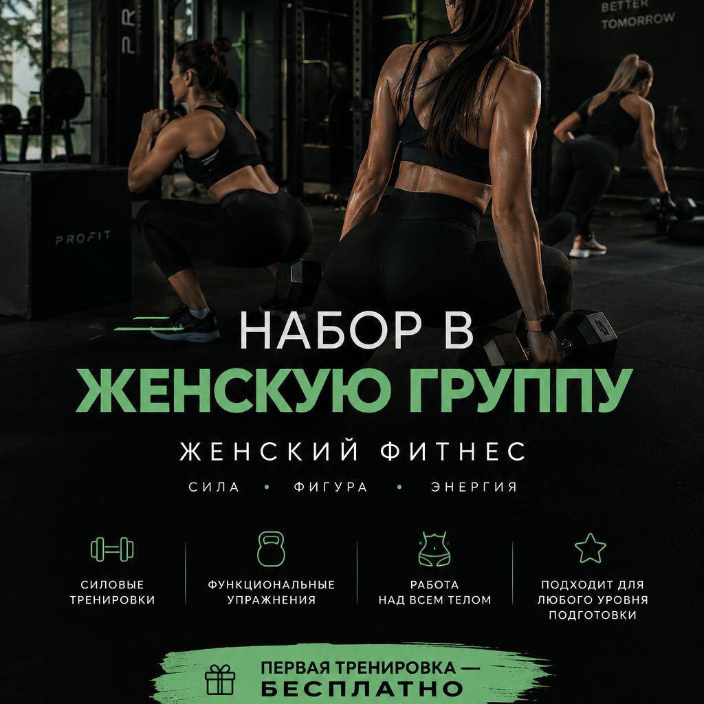 Абонемент на фитнес-тренировки