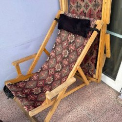 Шезлонг деревянный - фото 2