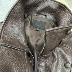 Косуха кожанка Zara - фото 2