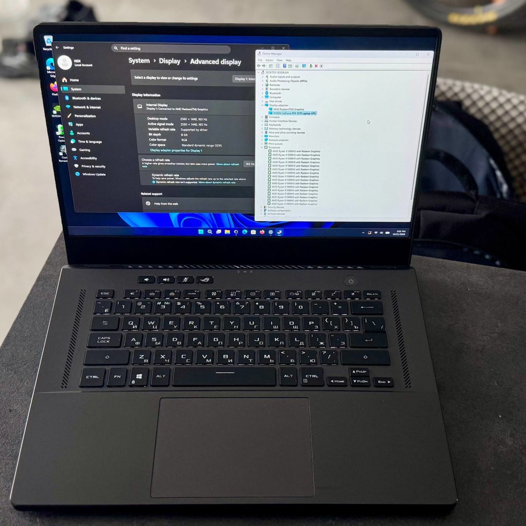 Ноутбук Asus Rog Zephyrus G15 GA503QR