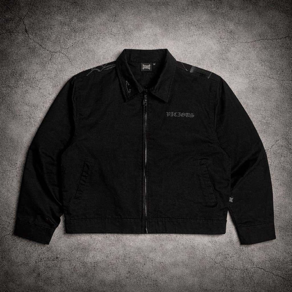 Sapphire Black Work Jacket