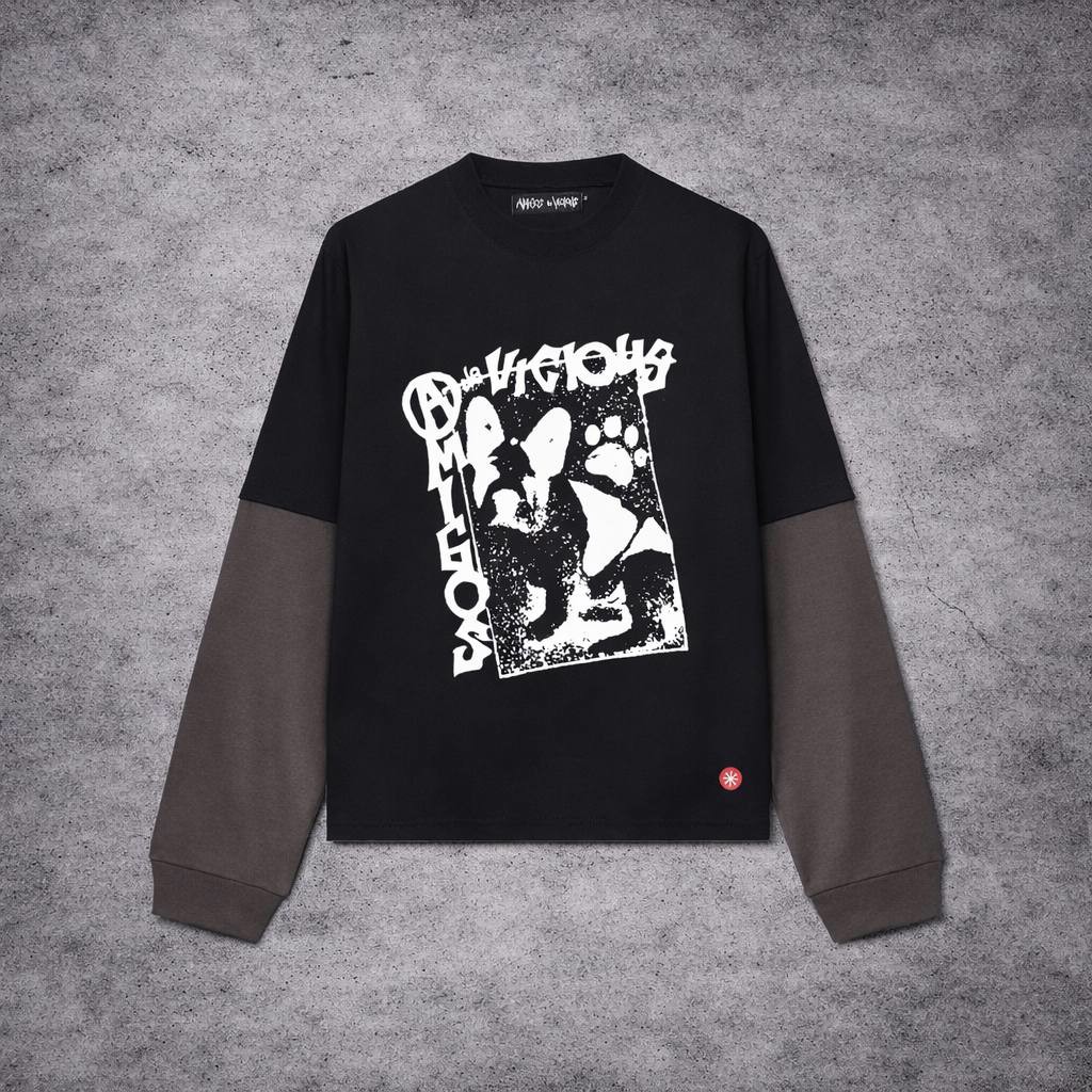 MISSING DOG DOUBLE LAYER TEE