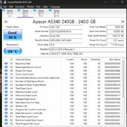 SSD Apacer AS340 #1 - фото 7