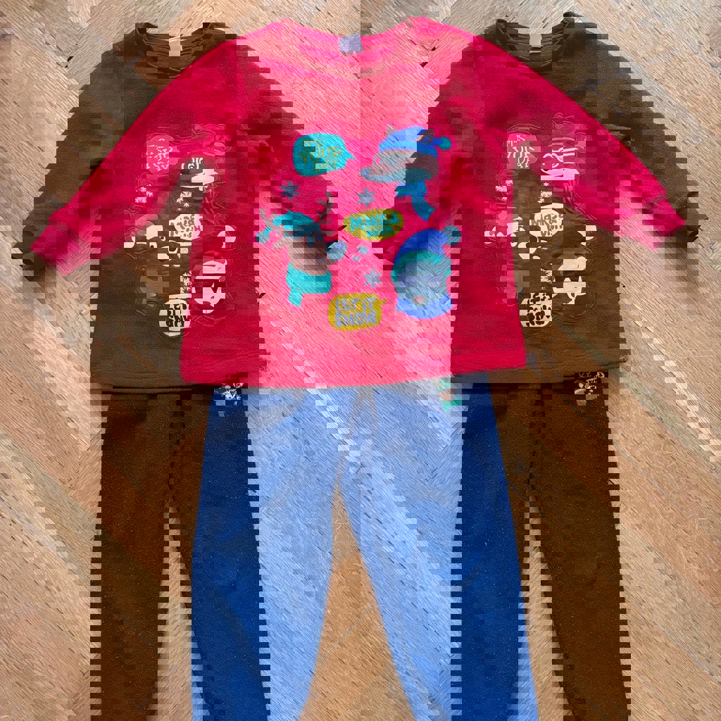 Теплый флисовый костюм