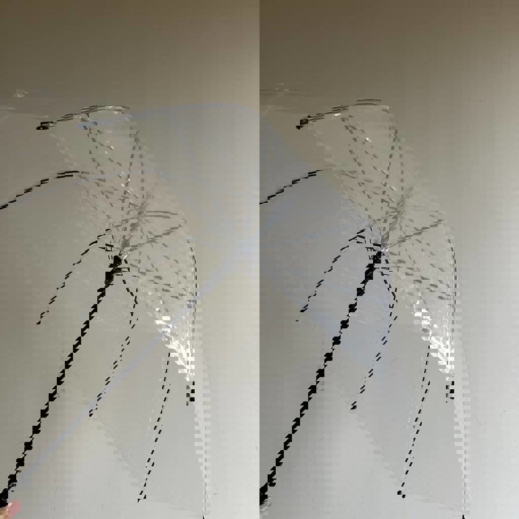 Зонт прозрачный