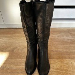 Сапоги кожаные - фото 3