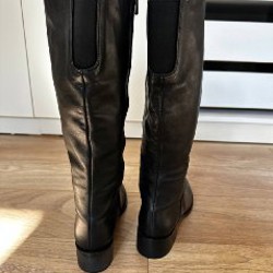 Сапоги кожаные - фото 4