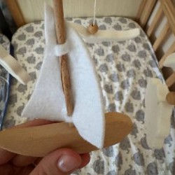 Мобиль деревянный - фото 2