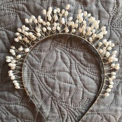 Галстук-бабочка песочный и рыжий - фото 1