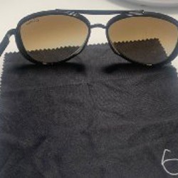 Черные солнце защитные очки - фото 3