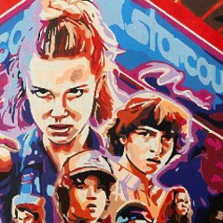Картина по сериалу Stranger Things - фото 2