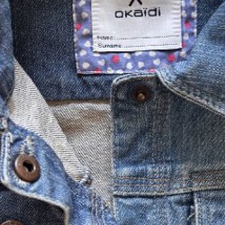 Джинсовая куртка на девочку - фото 3