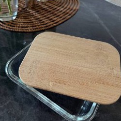 Стеклянный контейнер с крышкой - фото 2