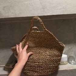 Большая плетеная корзина - фото 2
