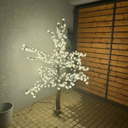 Декоративное LED дерево с цветами - фото 2