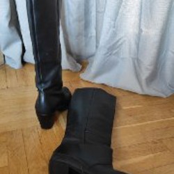 Кожаные сапоги - фото 5