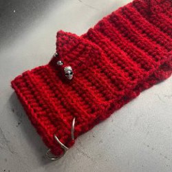 Повязка с ушками и пирсингом - фото 6