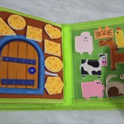 Детская книга из фетра - фото 4