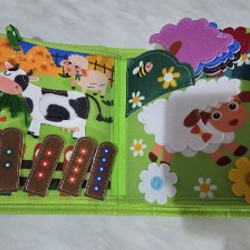 Детская книга из фетра - фото 6