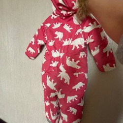 Комбинезон зимний для девочки - фото 2