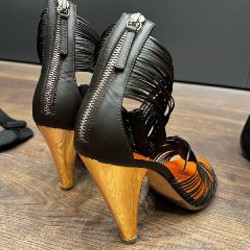 Босоножки кожаные - фото 3