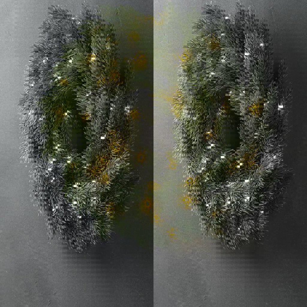 Рождественский венок-гирлянда