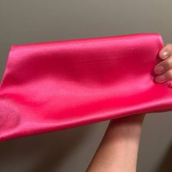 Клатч из розового Сатина - фото 4