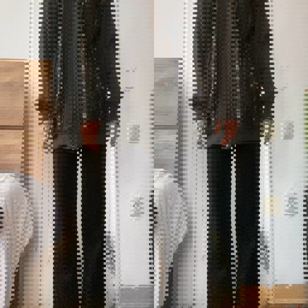 Брюки черные вельветовые