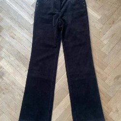 Брюки черные вельветовые - фото 4