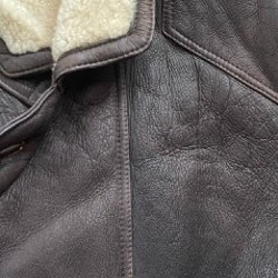 Кожаная дубленка - фото 6