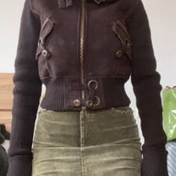 Юбка вельветовая - фото 1