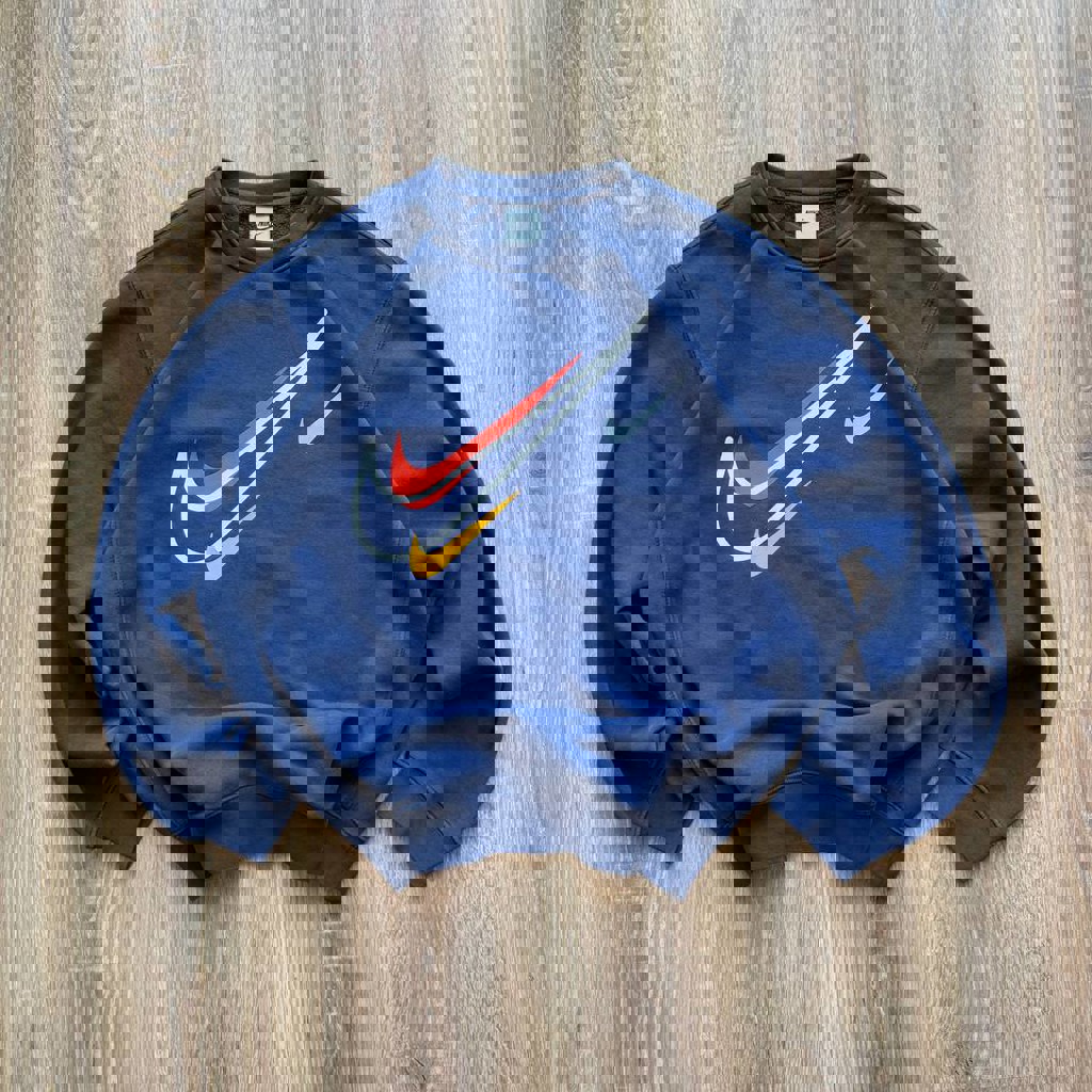 Кепка Nike синяя пятипалая