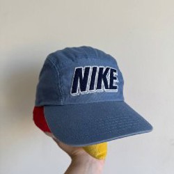 Кепка Nike синяя пятипалая - фото 5