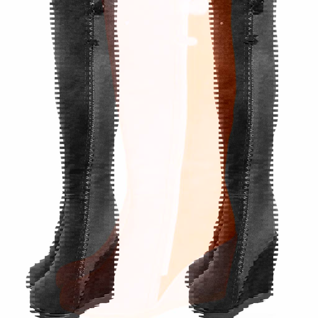 Сапоги замша + мех