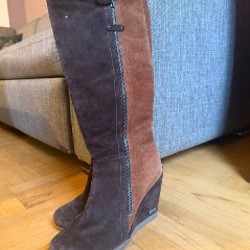 Сапоги замша + мех - фото 3